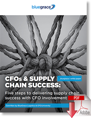 Download CFO & Supply Chain Success: Five Steps To Delivering Supply Chain Success with CFO Involvement