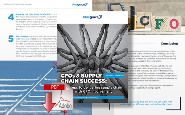 Download CFO & Supply Chain Success: Five Steps To Delivering Supply Chain Success with CFO Involvement